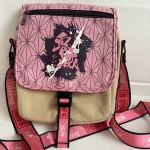 Demon Slayer Messenger Bag Anime canvas single-shoulder bag Hand Bag